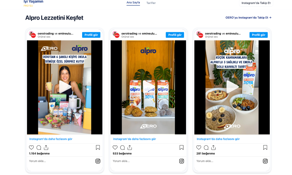 Alpro Influencer Marketing Campaign