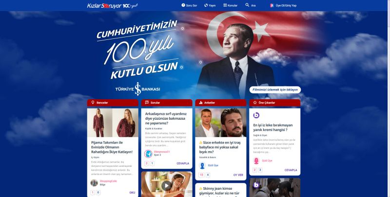 İş Bankası Focus Cover Page Project