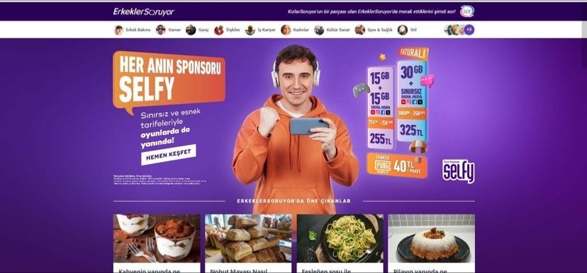 Türk Telekom Selfy Cover Page